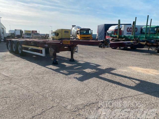 Wielton trailer for containers vin 948 Semi-trailer med chassis