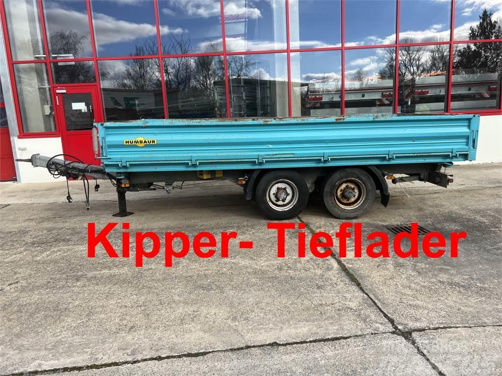 Humbaur HTK 10 50 24 Tandem Kipper- Tieflader Anhænger med tip