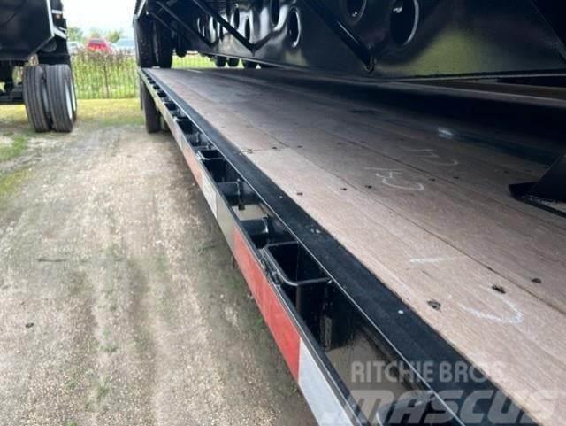 Doosan BLACK/GOLD 53' STEEL/WOOD DROP DECK FIXED SPREAD A Semi-trailer med lad/flatbed