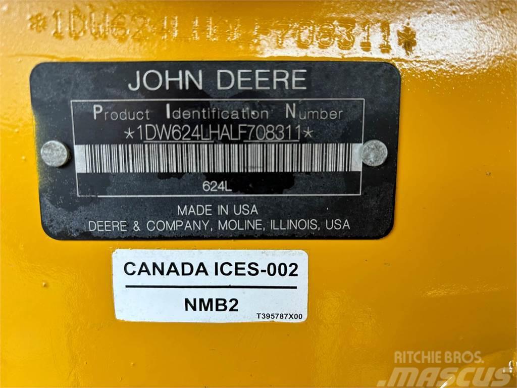John Deere 624L Læssemaskiner på hjul