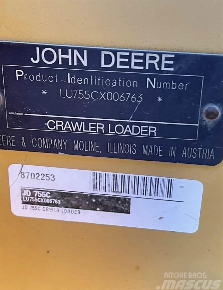 John Deere 755C Larvebåndslæssere
