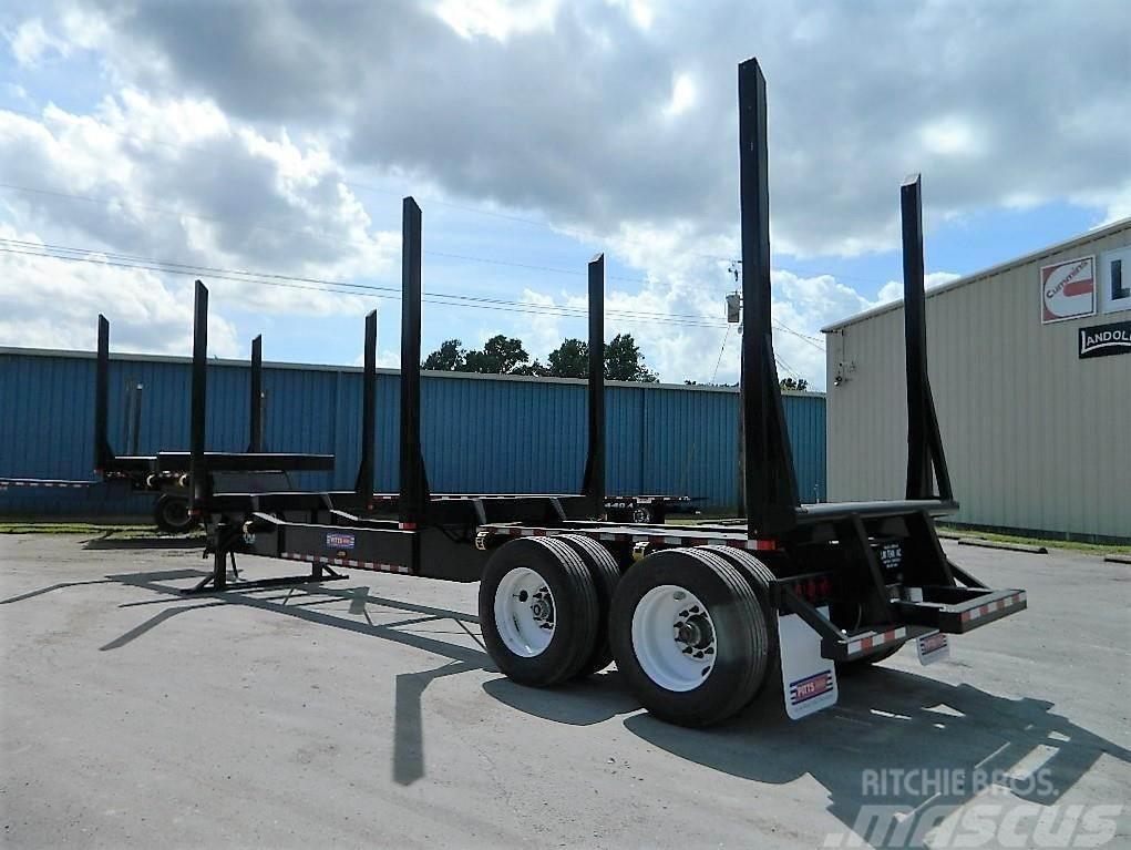Pitts LP40-4L Air Ride Semi-trailer til tømmer