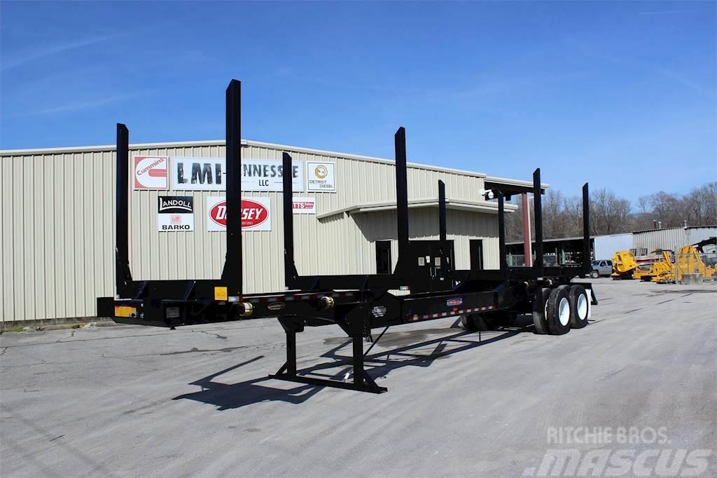 Pitts LT40-8L Air Ride Semi-trailer til tømmer
