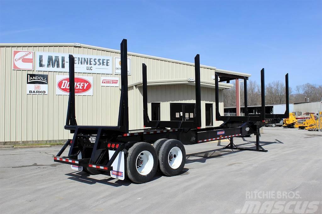 Pitts LT40-8L Hutch Susp Semi-trailer til tømmer