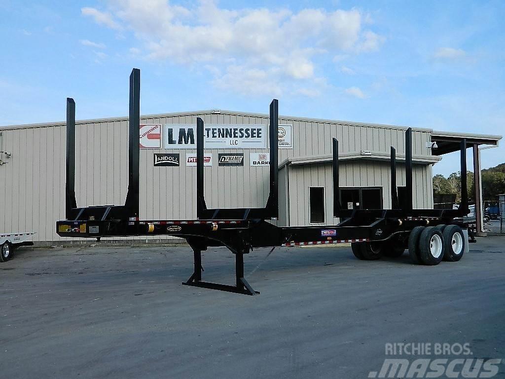 Pitts LT40-8L Hutch Susp Semi-trailer til tømmer