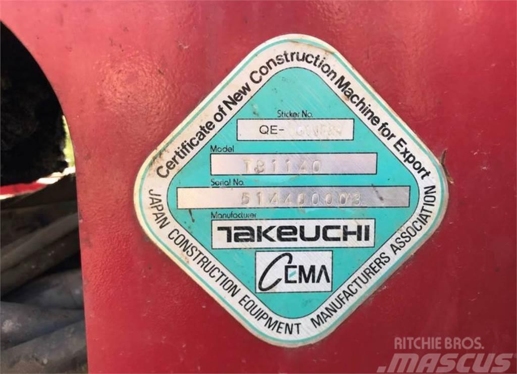 Takeuchi TB1140 Minigravemaskiner