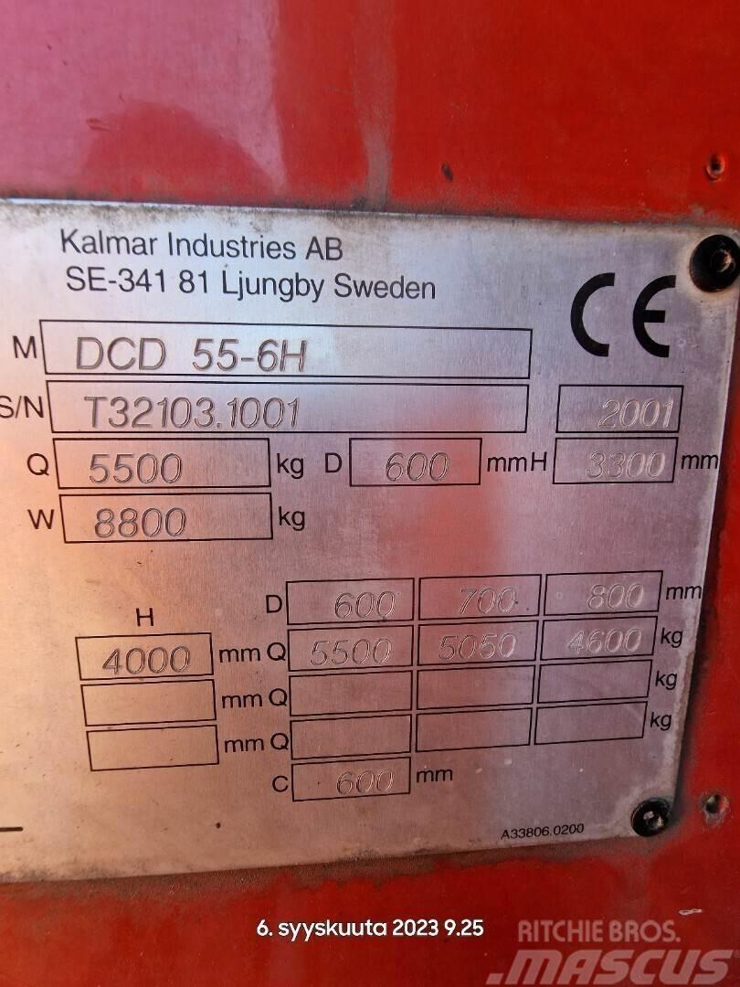Kalmar DCD 55-6H Diesel gaffeltrucks