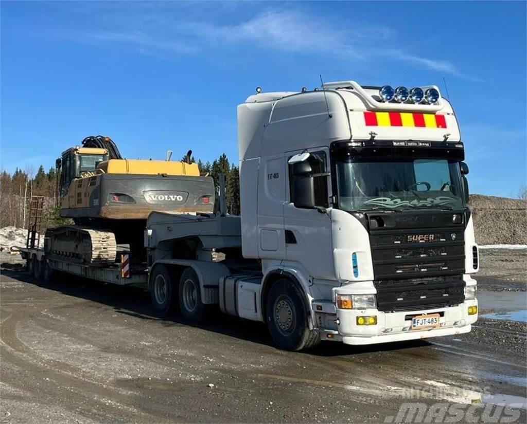 Närko 3-aks lavetti+Scania R164+Meiller 3-aks Andre Semi-trailere