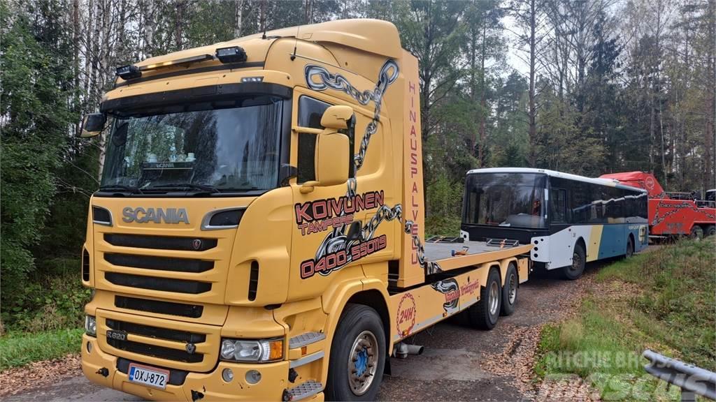 Scania R620 lavaraskas hinuri Anhænger til Autotransport