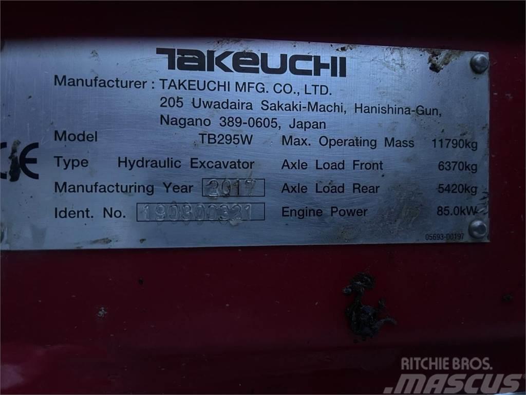 Takeuchi TB295 W Gravemaskiner på hjul