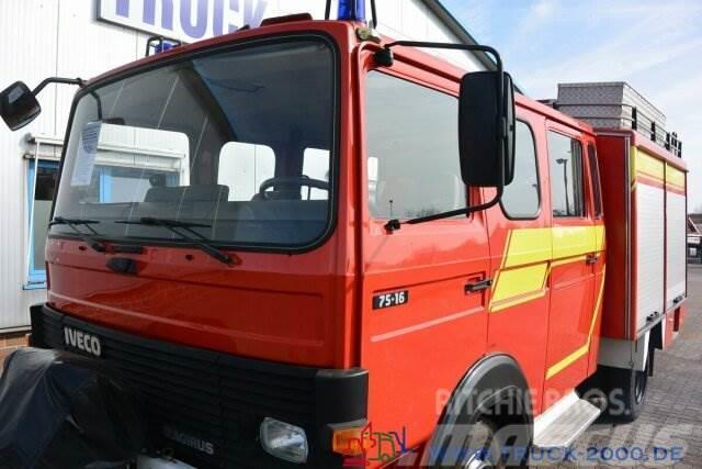 Iveco 75E16 A Mannschaft- Feuerwehr Löschpumpe SERVO Fast kasse