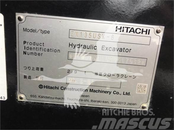 Hitachi ZX135USK-6 Gravemaskiner på larvebånd