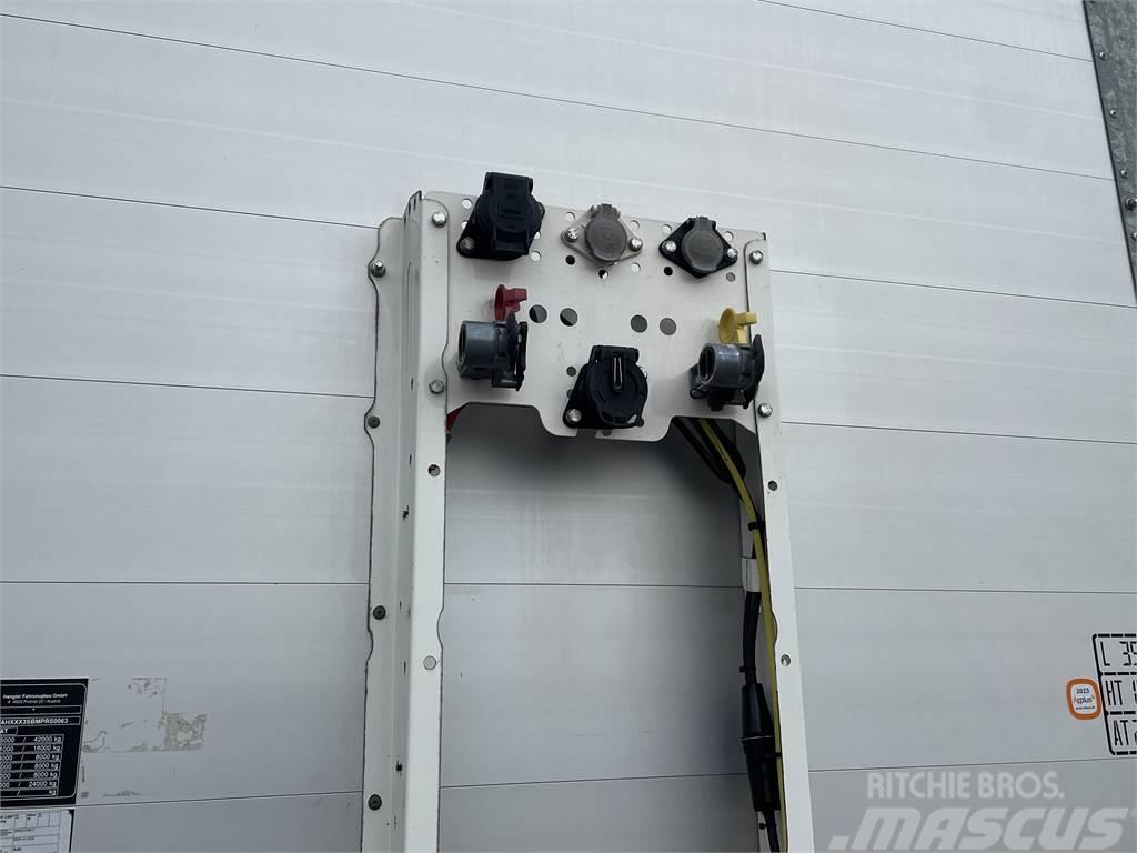 Hangler 3-aks gardintrailer hævetag Semi-trailer med Gardinsider