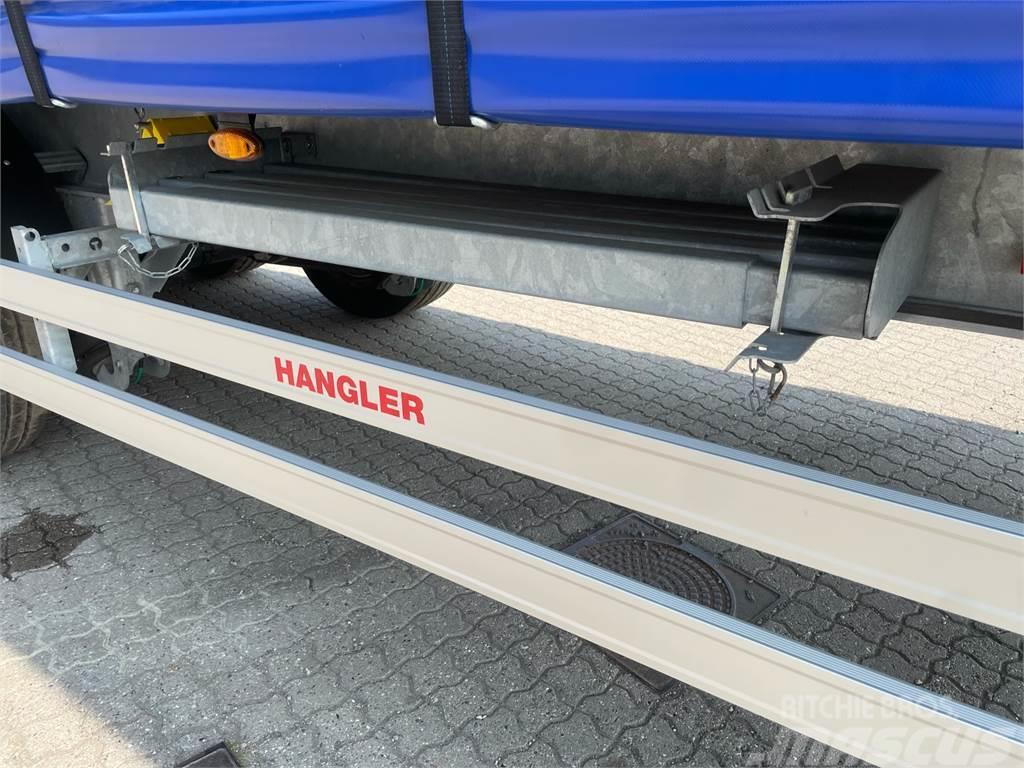 Hangler 4-aks gardintrailer DEMO Semi-trailer med Gardinsider