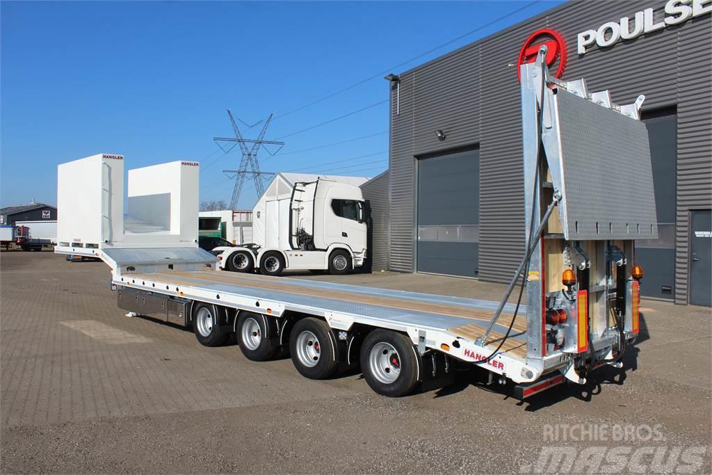 Hangler Heldækkende 4,2m rampe Semi-trailer blokvogn