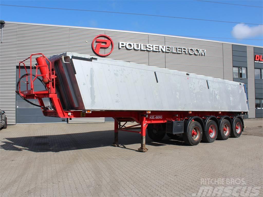 Kel-Berg 37m3 alu-kasse Semi-trailer med tip