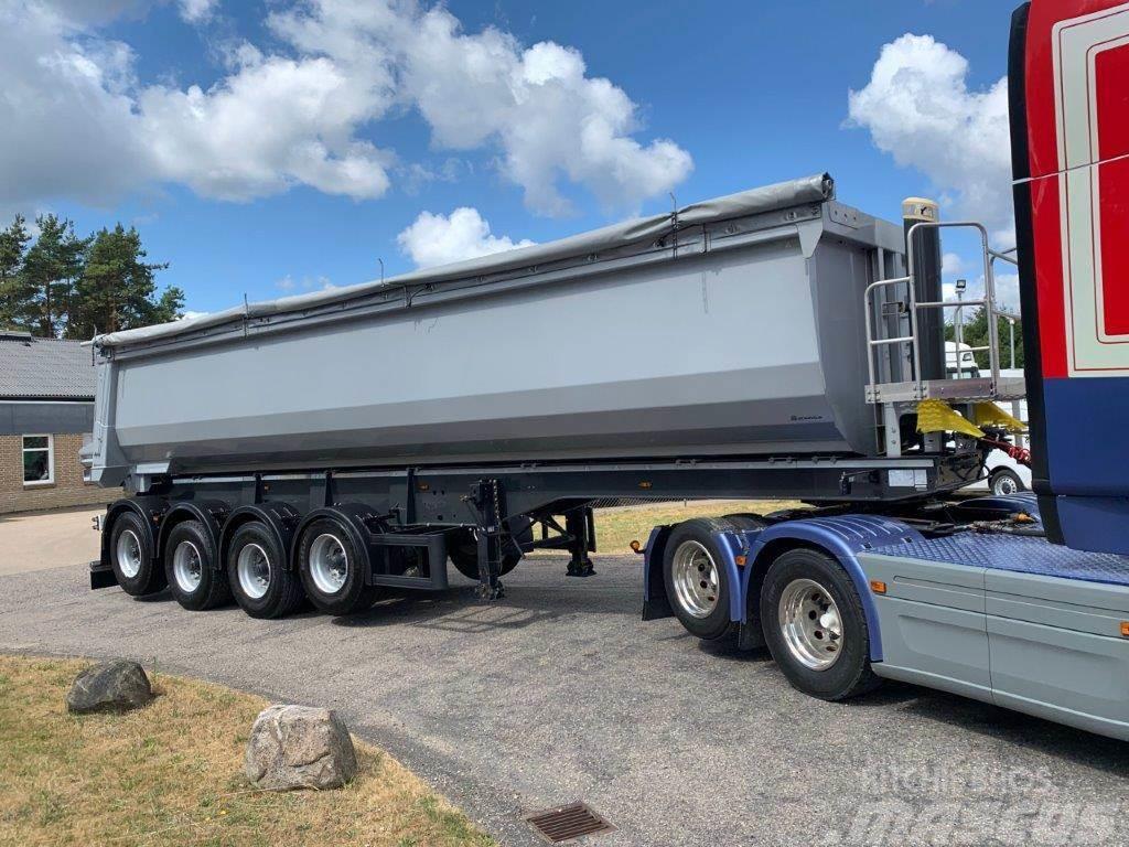 Langendorf 4- aks 36m3 Hardox Semi-trailer med tip