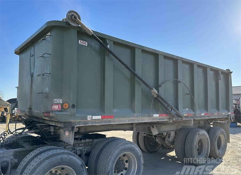 East Mfg Frame Dump Semi-trailer med tip