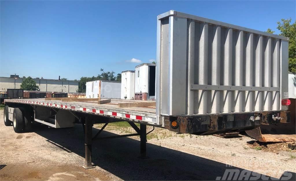 Great Dane 48' x 102 Semi-trailer med lad/flatbed