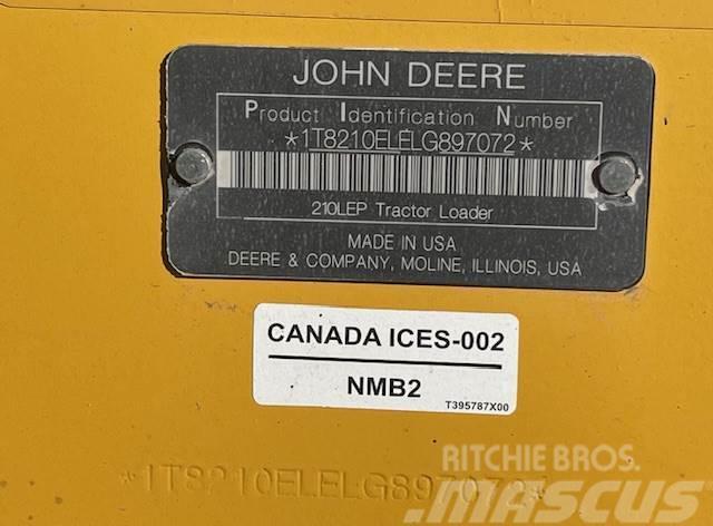 John Deere 210L EP Skip loader