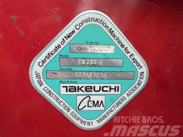 Takeuchi TB250-2 Minigravemaskiner