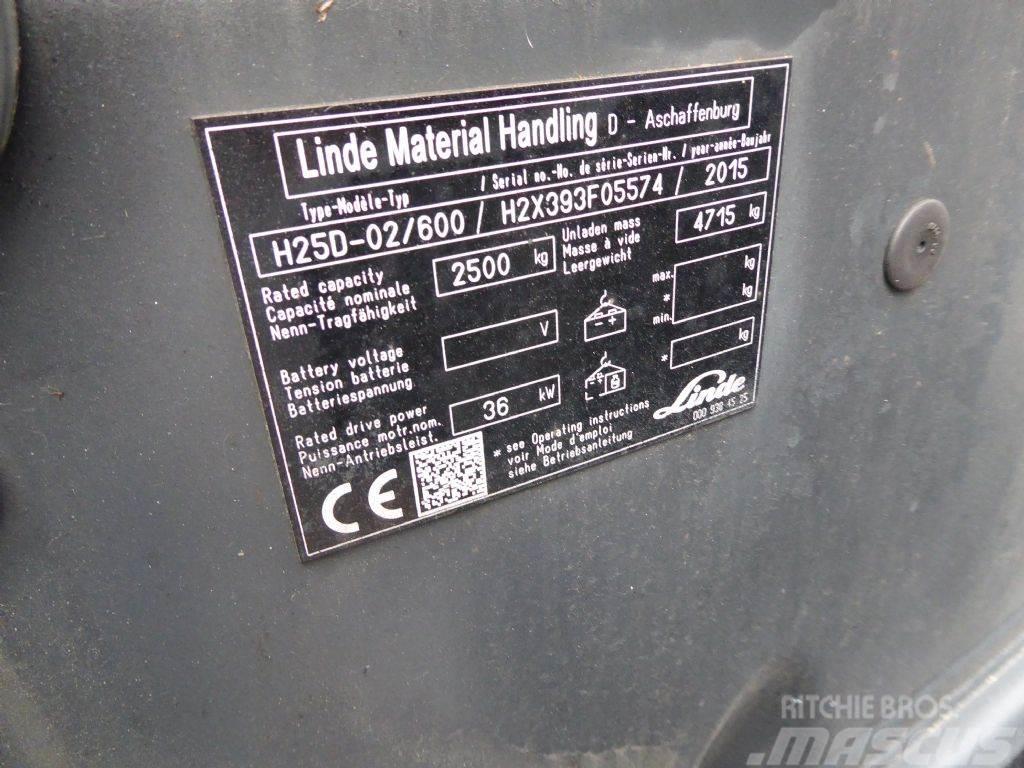 Linde H25D-02/600 Diesel gaffeltrucks