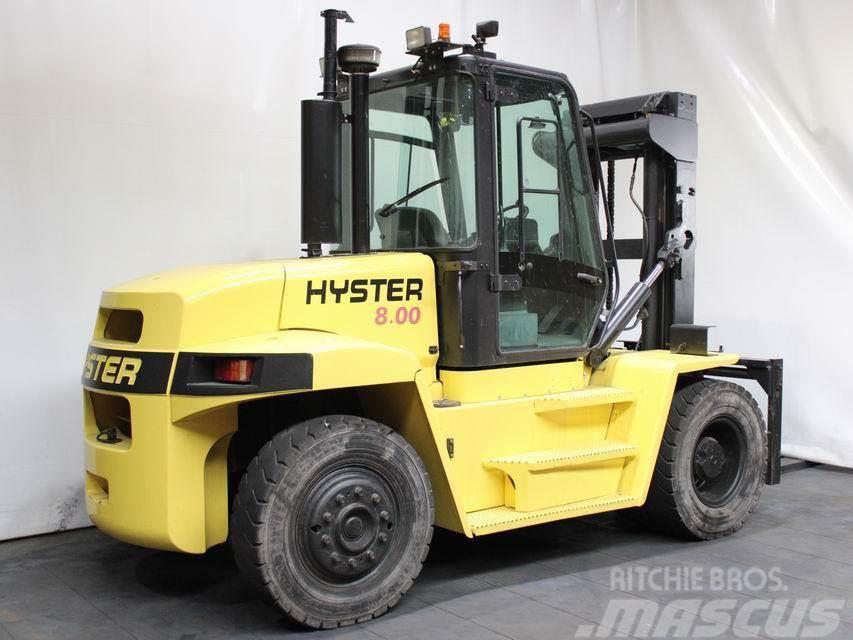 Hyster H 8.00 XM Diesel gaffeltrucks