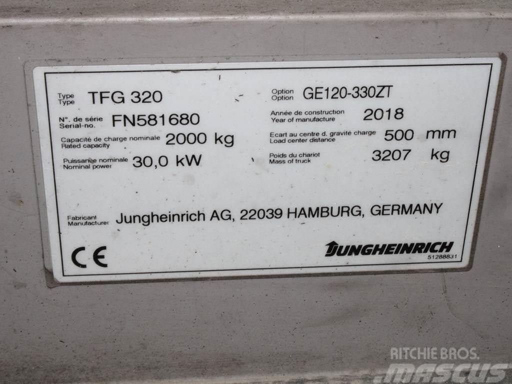 Jungheinrich TFG 320 G120-330ZT LPG gaffeltrucks