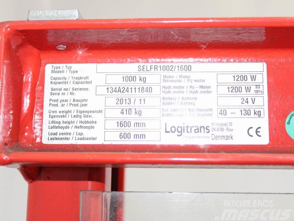 Logitrans SELFR 1002/1600 Gaffelstabler med gående fører