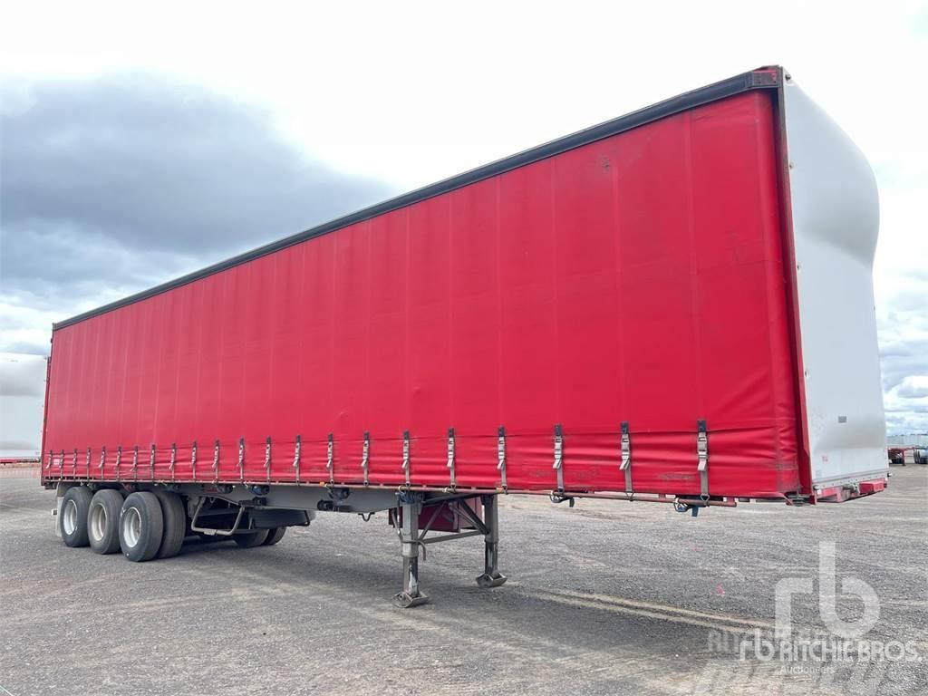  BARKER 13.4 m Tri/A Semi-trailer med Gardinsider
