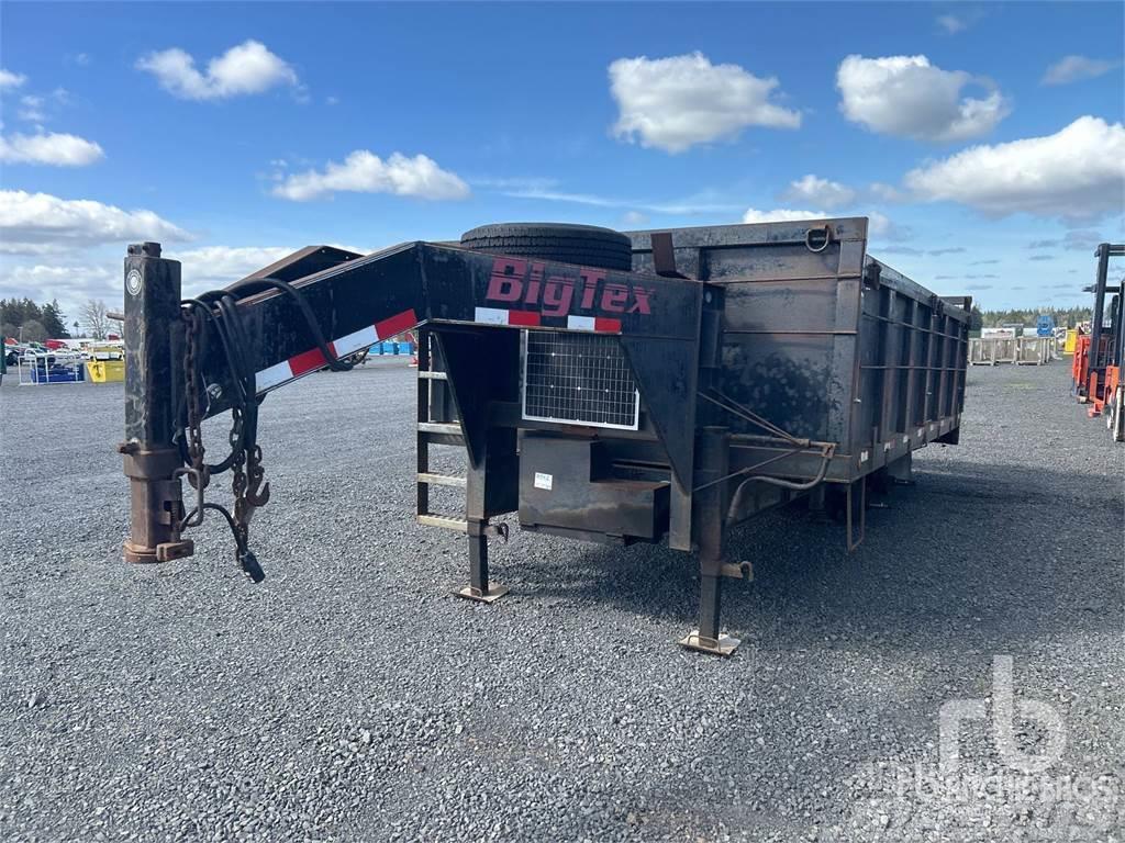 Big Tex 16 ft T/A Gooseneck Dump (Inope ... Anhænger til Autotransport