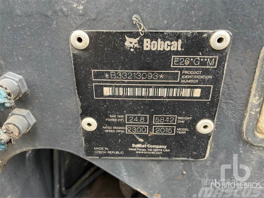 Bobcat E26 Minigravemaskiner