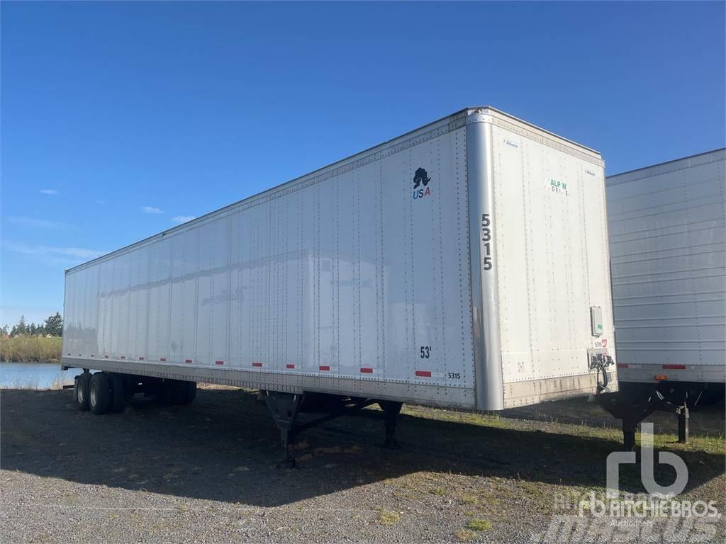  DELUCIO 53 ft x 102 in T/A Semi-trailer med fast kasse