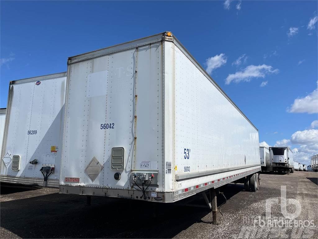 Diamond 53 ft x 102 in T/A Semi-trailer med fast kasse