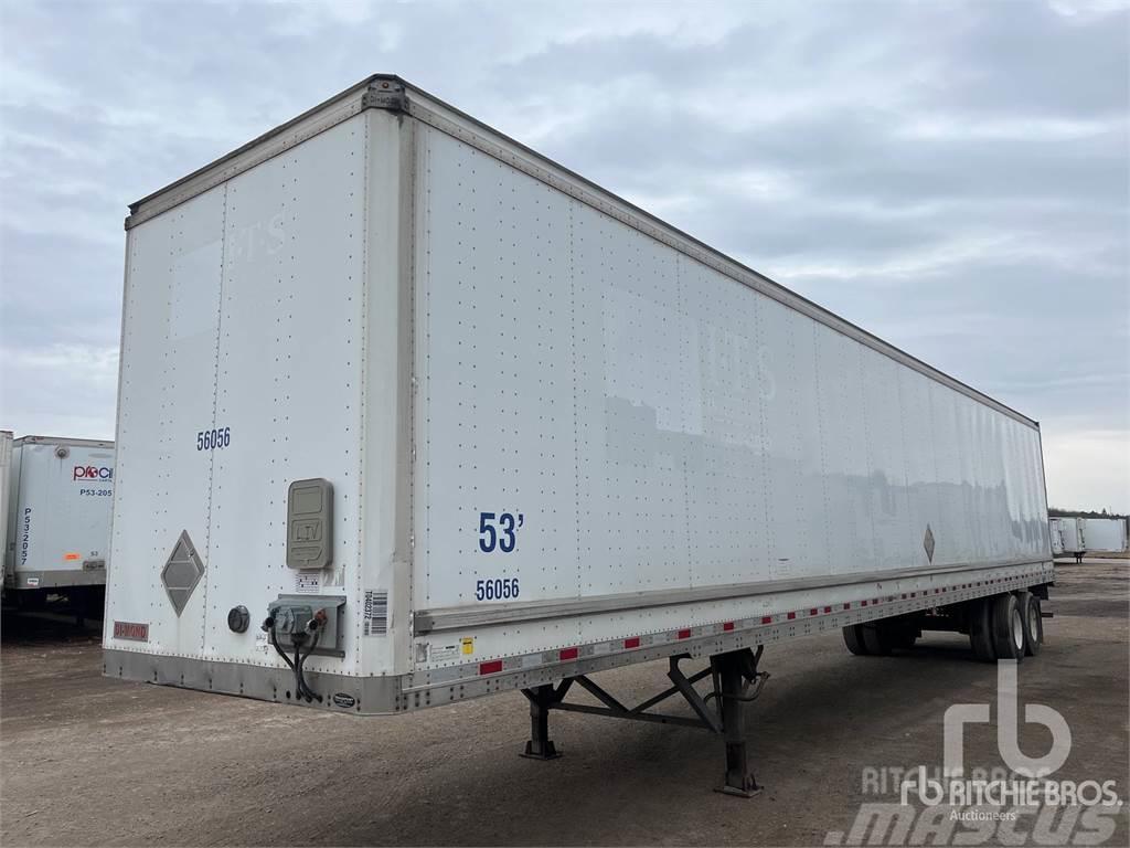  DIMOND 53 ft x 102 in T/A Semi-trailer med fast kasse