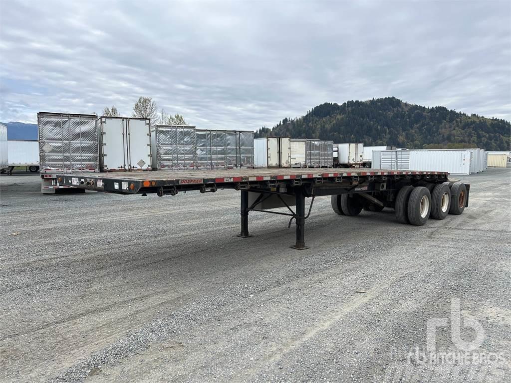 Doepker 35000 kg 32 ft Tri/A Lead Semi-trailer med lad/flatbed
