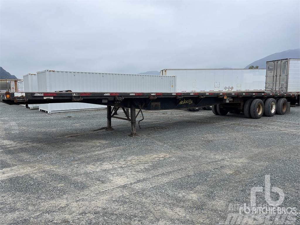 Fontaine 53 ft Tri/A Semi-trailer med lad/flatbed