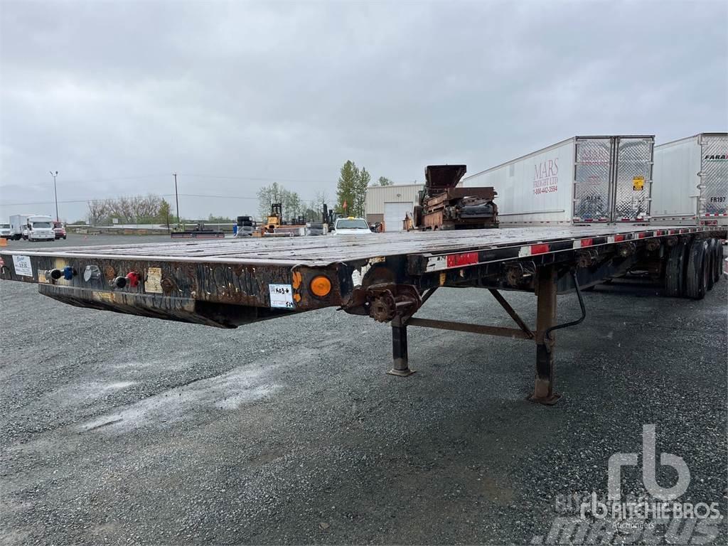 Fontaine 53 ft Tri/A Semi-trailer med lad/flatbed
