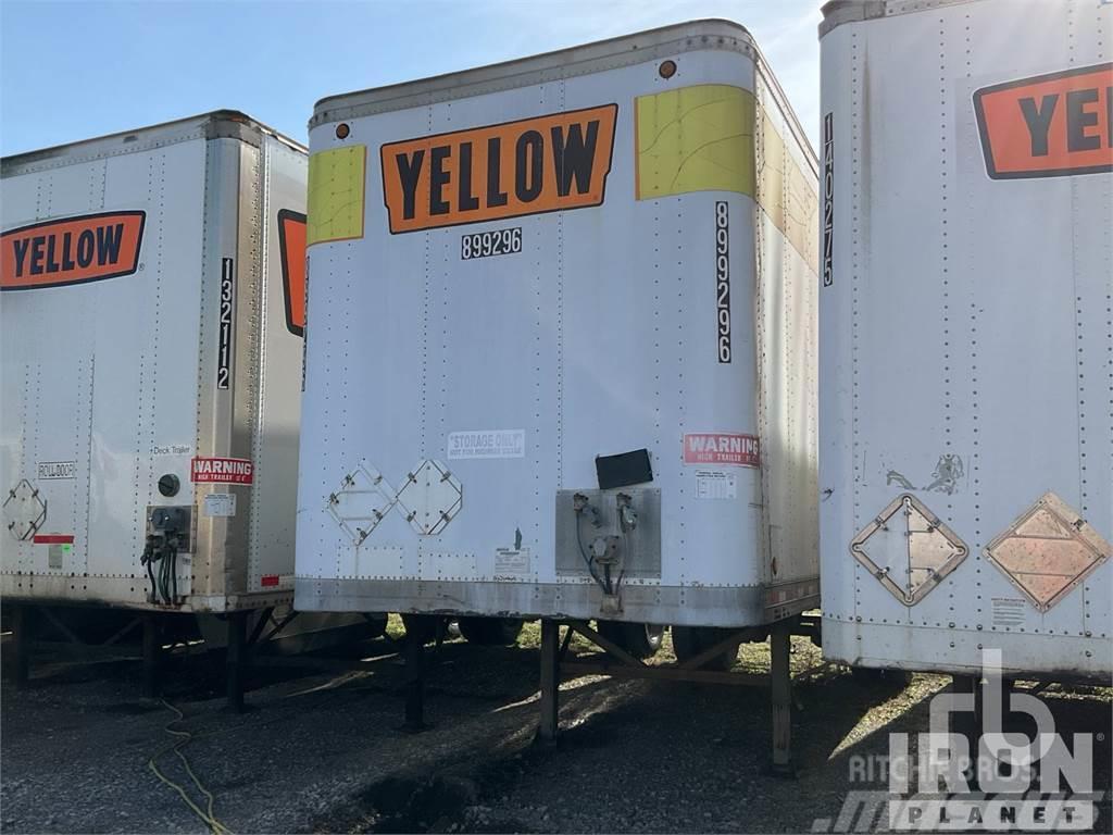 Fruehauf 28 ft x 102 in S/A Semi-trailer med fast kasse
