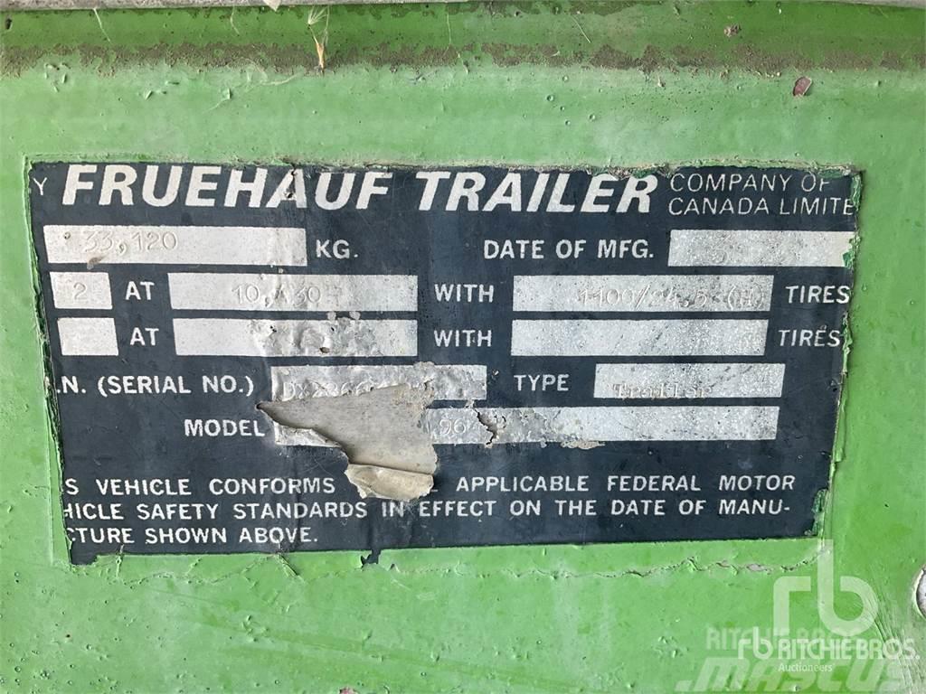 Fruehauf 40 ft x 96 in T/A Semi-trailer med fast kasse