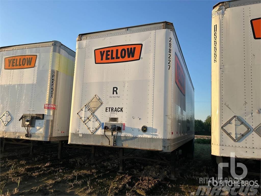 Great Dane 28 ft S/A Semi-trailer med fast kasse