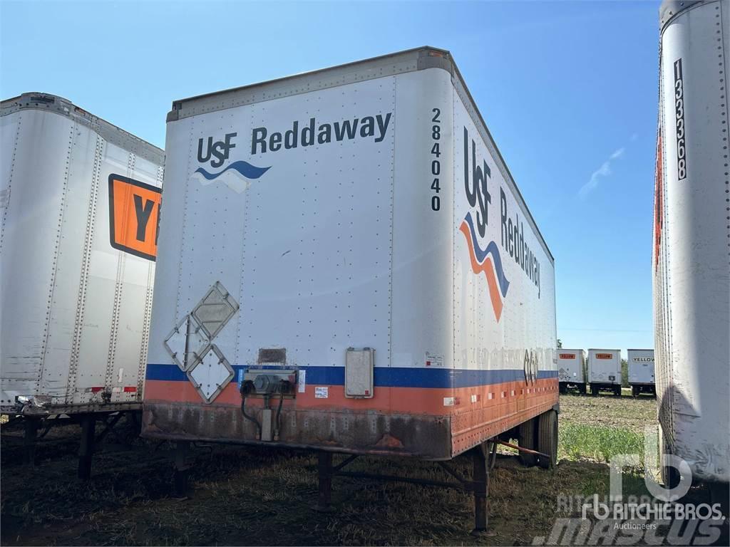 Great Dane 28 ft x 102 in S/A Semi-trailer med fast kasse
