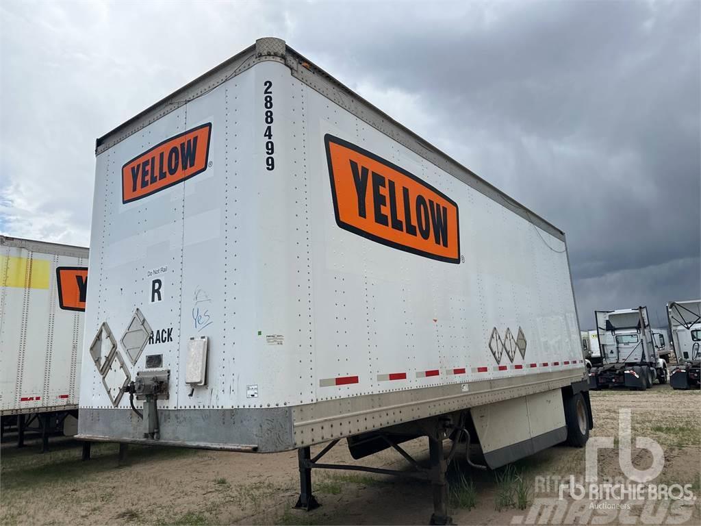 Great Dane 28 ft x 102 in S/A Semi-trailer med fast kasse