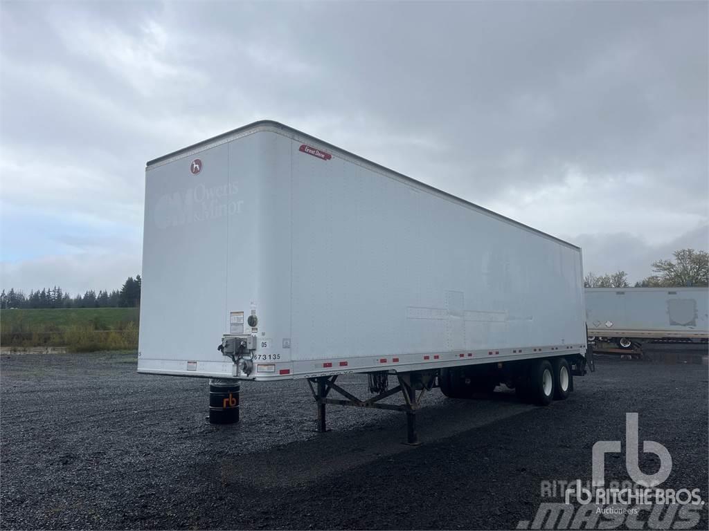 Great Dane 40 ft x 102 in T/A Semi-trailer med fast kasse