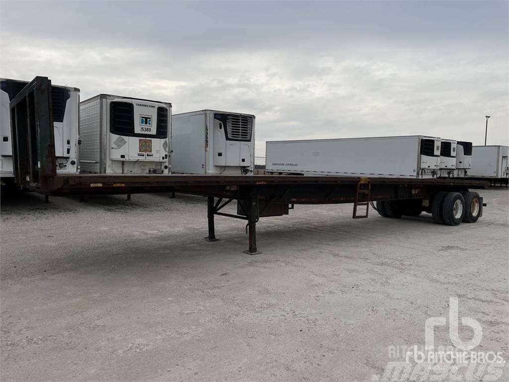 Great Dane 45 ft T/A Semi-trailer med lad/flatbed