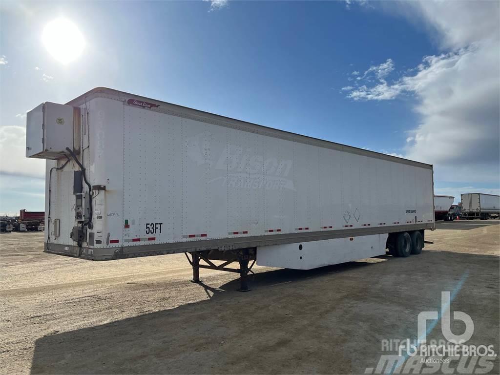 Great Dane 53 ft x 102 in T/A Heated Semi-trailer med fast kasse