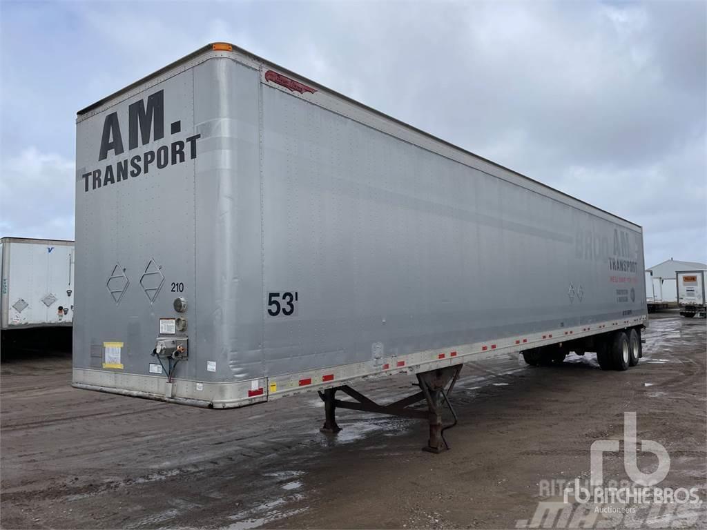 Great Dane 53 ft x 102 in T/A Semi-trailer med fast kasse