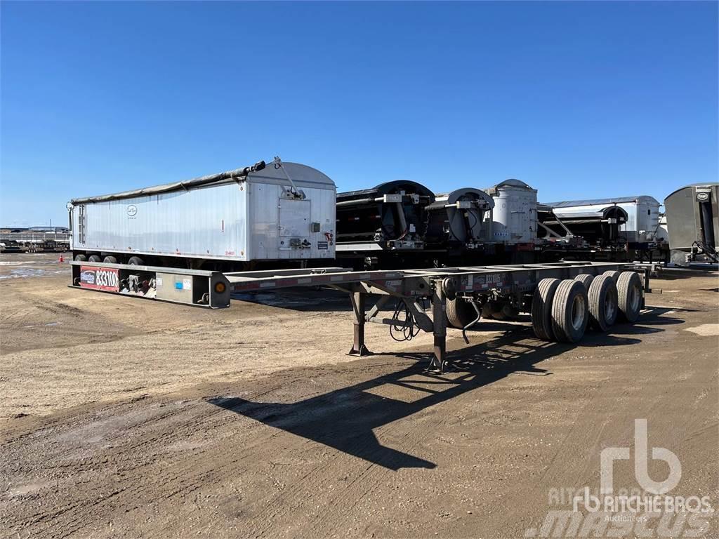  ITD 40 ft Tri/A Extendable Semi-trailer med containerramme