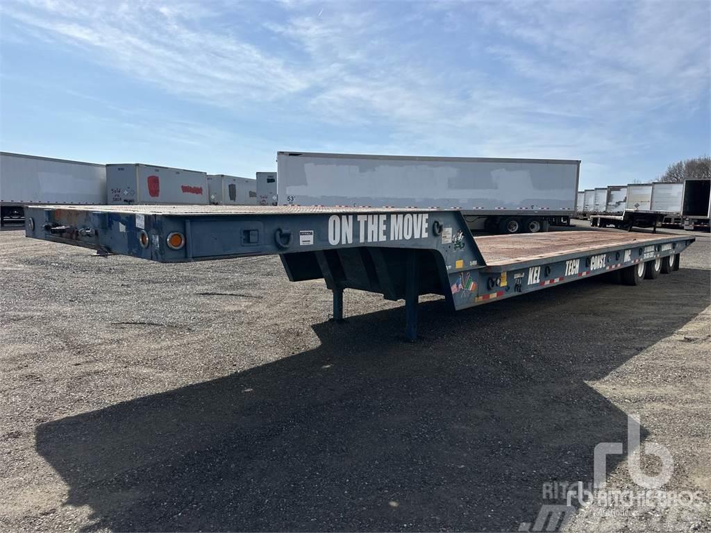 Landoll 48 ft Tri/A Semi-trailer med lad/flatbed