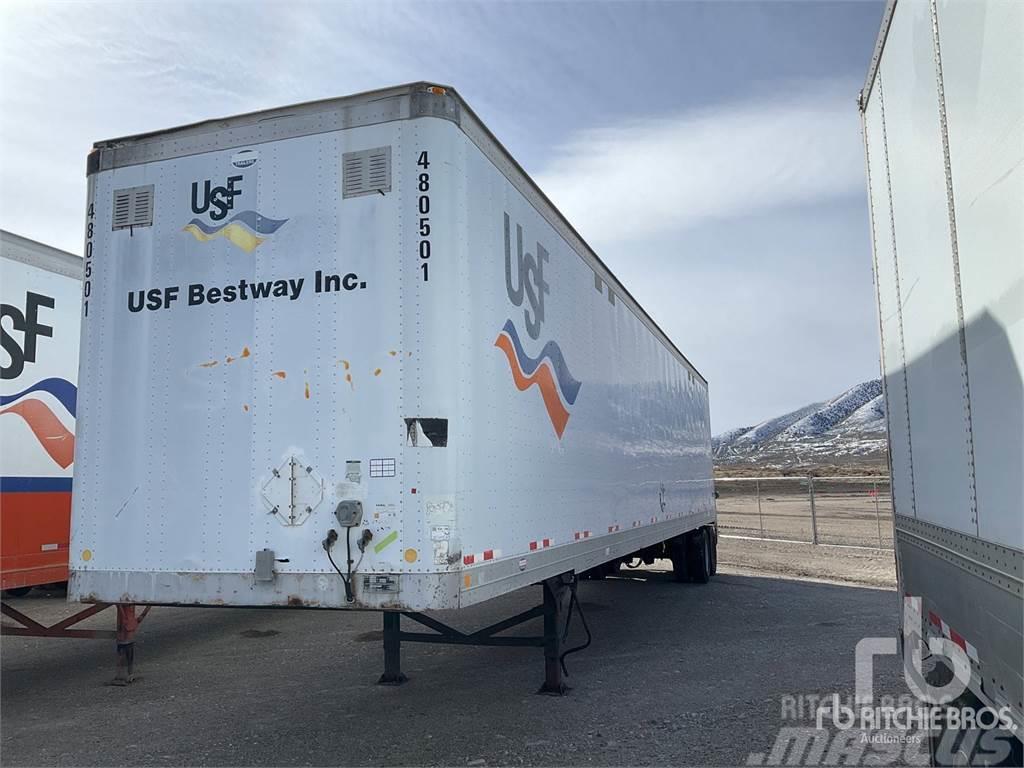 Lufkin 48 ft T/A Semi-trailer med fast kasse